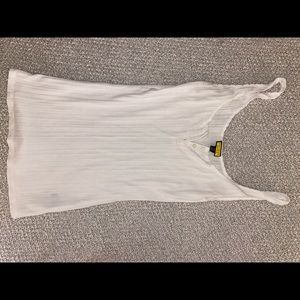 White cami with buttons